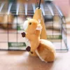 Keychains Cute Pet Comes-Kawaii Big-tail Squirrel Pendant Men Women Key Chains Lovers Creative Plush Ring Holiday Gifts Toys