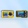Цифровые камеры Водонепроницаемая камера с защитой от сотрясений 1080P Full HD селфи-видеорегистратор для подводной записи DV Present1943989