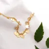 MUZHI Echt 18K Gold Glänzende Runde Gold Flake Halskette Reine AU750 Einstellbare Schlüsselbein Kette Edlen Schmuck Geschenk Für Frauen PN012 231229