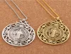 12pcs Retro Saint St Benedict of Nursia Patron Against Evil Medal Pendant Necklaces N1787 24inches 2Colors5331858