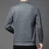 Mode Männer Fleece Warme Gestreiften Polo-Shirt Frühling Herbst Koreanische Straße Männliche Kleidung Business Casual Vielseitige Langarm Tops 240102