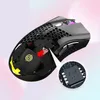 Мыши 2023 Подзаряжаемая USB 24G Беспроводная rgb Light Honeycomb Gaming Mouse для настольных компьютеров компьютеров ноутбука ноутбука Mice Mice Game1552553