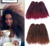 Jumbo tranças de crochê cabelo ombre afro kinki macio sintético marley trança cabelo crochê extensão do cabelo bulk8376147