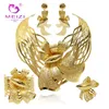 Jewelry Set Dubai 18k Gold Plated Jewelry Set For Women Wedding Banquet Party Adorn Gift 240102