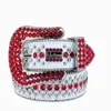 Hommes femmes BB Simon Belt Designer Luxury Retro Needle Buckle Bouilles 20 Color Crystal Diamond B I 7CHH