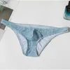 Underpants Men U-convex Pouch Underwear Briefs Triangle Pants Tangas Print Bulge Gay Slips Lingerie Hombre Sexy Panties