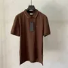 T-shirts d'été pour hommes Designer Polo Shirt Hommes Tops Youth Tide Business Casual Perlé Coton Revers À Manches Courtes Hommes T-shirt Cp Entreprises Vêtements