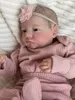 NPK19inch Awake Reborn Baby Doll Déjà Peint Fini Levi born Taille 3D Peau Visible Veines Collection Art 231229