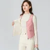 Réservoirs pour femmes Gilets chauds Ultra Light Down Gilet Femmes Deux voies Gilet Portable Sans manches Doublure d'hiver B324