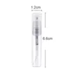 Lagringsflaskor 50 datorer engångsparfym Atomizer Clear Plastic Spray Bottle Portable Fragrance - 3 ml