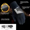 Kids Winter Warm Bike Sport Gloves Outdoor Cycling Motorcycle Windproof Snow Cycling Full Finger Boy Girl Drop 240102