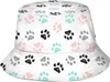 Baretten Hond Dierenprint Emmer Hoed Mode Strand Zon Brede Rand Cap Outdoor Vissershoeden Voor Dames Heren Tieners