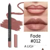 Lidschatten Wasserdicht Matte Lipliner Bleistift Y Rot Kontur Tönung Lippenstift Dauerhaft Antihaft Tasse Feuchtigkeitsspendende Lippen Make-Up Kosmetik 12Colo Otuqn