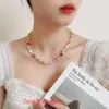 TifannisSM Pendant Necklac Best Sell Birthday Christmas Gift Baroque Pearl Necklace Womens Long Sweater Chain High End mångsidig pärla