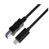 USB 3.0 printer data cable A male to B male high-speed square port desktop printer connection printing cable blue