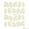 Stickers stickers nagel hart gouden Sier overdracht nagels sticker bloem 3D bronzing waterdruppel levering gezondheid schoonheid kunst salon Otckl