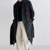 MYQ Men's Mid Length Autumn/winter Korean Version Loose and Premium Feel Thickened Windbreaker Woolen Coat