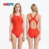 Draag Women Professional One Piece Training Swimwear Vrouw Monokini Water Sport Racing Competition Sharkskin Swimsuit Bathing Suit