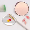 Nail Art Kits Display Board Stylish Decorative Manicure Palette Round Polish Plate For Female