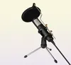 Professional Condenser Microphone Studio Recording USB Microphone Karaoke Mic with Stand for Computer Laptop PC2791250