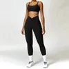 INS Gym Set Strakke Yoga Sneldrogend Fitness Kleding Outdoor Running Sport Brapants 2 delige Pakken Zachte Stof 240102