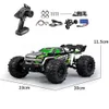 1/16 Escala Grande RC 50kmh Brinquedos de alta velocidade para adultos e crianças Carro de controle remoto 24G 4WD Off Road Monster Truck 231229