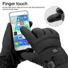 Bicycle Heated Gloves With 3 Levels 4000mAh Rechargeable Battery Powered Heat Gloves Winter Outdoors Thermal Skiing Warm Gloves240102