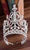 Luxury Multicolor Crystal Hollow Out Brud Tiaras Crown Wedding Hair Jewelry Accessories Big Bride Diadem For Women Girls VL J012268824