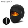 KINGSEVEN Radfahren Caps Winter Winddicht Fahrrad Sturmhaube Kappe Gläser Loch Sport Laufen Kopfbedeckung Wasserdicht Reiten Warm Halten Mask240102