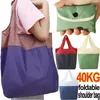 Shopping Bags Foldable Eco-Friendly Supermarket Bag Large Capacity Shoulder Grocery Food Package Waterproof Folding Handbag