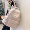 Zaino Fashion Girl Tinta unita Adolescente Borsa da scuola per college Studente Donna Trendy Travel Lady Laptop Cute Female