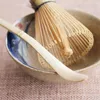 Conjuntos de chá 3 pcs conjunto de chá japonês ferramenta de bambu natural matcha batedor colher e colher chashaku s acessório
