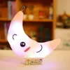 35 cm świecący światło księżycowe pluszowe zwierzęta Dollki Pluszowe oświetlenie kawaii uspokaja zabawki dla dzieci dzieci 240102