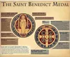 Halsband U7 Sterling Sier Coin Saint Benedict Halsband Dainty Chain Sacrament