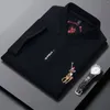 Men's Polos Summer Polo Shirt Embroidery Young And Middle-Aged Short Sleeve T-shirt Lapel Fashion Casual Half