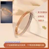 Pulsera de regalo de vacaciones de oro de 18 quilates para neumáticos de automóvil de alta calidad, joyería, pulsera de acero de titanio para mujer, sensación de gama alta, nicho galvanizado con caja original