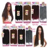 ombre vlechten gehaakte haarextensions SYNTHETISCH HAIR EXTENSIONS diepe golf 3pcpack Bouncy Curl 10 inch gehaakte vlechten haar 3X bohe3413738