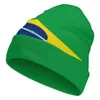 BERETS NATION Brasile Brasil Flag country Cappello a maglia per uomini ragazzi ragazzi unisex inverno autunno berretto Cap cotto caldo cofano