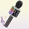 Microfones Wireless Bluetooth Karaoke Microphone Portable Speaker Machine Handheld Home KTV Player With Record Function T2209168608102