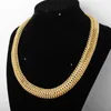 Sunny smycken Classic Dubai African Chains sätter breda halsbandsarmband för kvinnor Man Casual Wear Gifts Party 240102