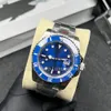 W1_SHOP MENS Automatisk mekanisk keramik klockor 41 mm full rostfritt stål simningskläder Sapphire Luminous Watch U Factory Montre de Luxe 005