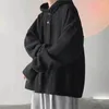 Erkek Hoodies Sonbahar ve Kış Kore tarzı Modeli Erkek Kadın Retro Kişilik Kapşonlu Örme Süveter Çift Hip Hop Leisure Harajuku Top