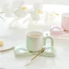 Mokken Bow Coffee Cup Schotel Set Keramiek Afternoon Tea Mok Water Cadeau