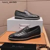 Zapatos de cuero para hombre Berluti Bruti High End de alta calidad Vestido de negocios Vestido informal en perezoso RJ 4WC0 XHLY