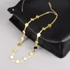 Pendant Necklaces Punk Jewerly Stainless Steel Gold Round Coin Necklace Collars Women Arrivals Snake Chains Party Gift265w
