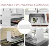 Bath Accessory Set 2 Pcs Large Sink Splashback Water Trough Guard Stainless Steel Side Splatter For