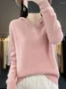 Women's Sweaters Autumn Winter Casual Pullover Hooded Sweater For Women Merino Wool Cashmere Knitwear Female Clothing Aliselect Fashion Tops