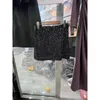 Jupes ZR 2024 Jupe Femme Y2K Harajuku Luxe Micro Mini Robe À Paillettes Serrée Noir Sexy Courte Avec Paillettes
