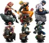 6PC/set figury Dolls szachy nowe Pvc anime sasuke gaara modele figurki do dekoracji gabion