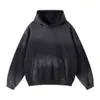 Designer Luxury Kanyes Classic E Render Gradient Plush Hooded Sweatshirt och Cool Ejressed Casual Atmosphere Hooded Top